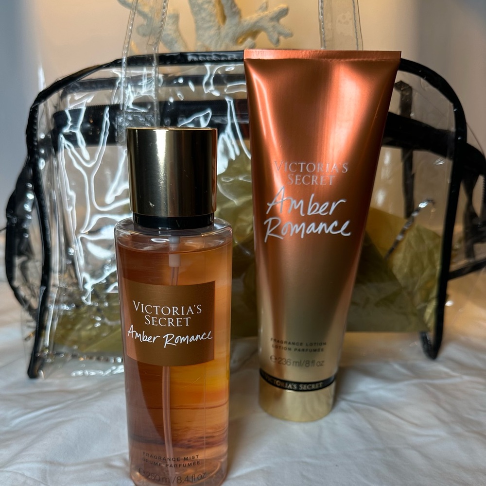 VICTORIA’S SECRET AMBER ROMANCE LOTION and MIST SET - Picture 2 of 6